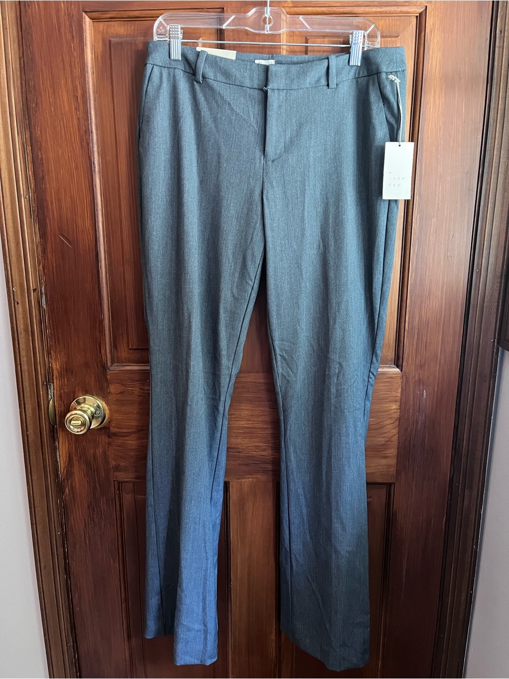 a new day Women's Gray Boot Cut Dress Pants
